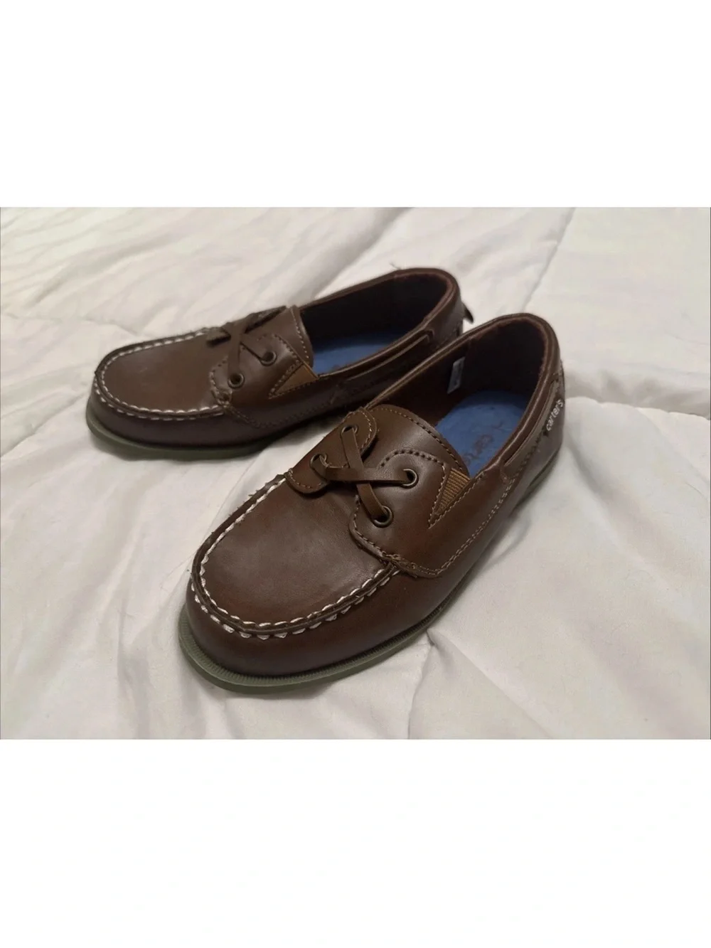 Carter's Brown Moccasin-Style Slip-Ons for Kids NWOT